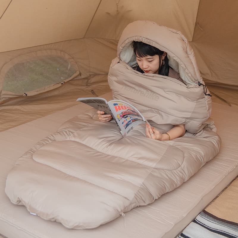 キャンプ用品 オールシーズン快適 封筒型寝袋