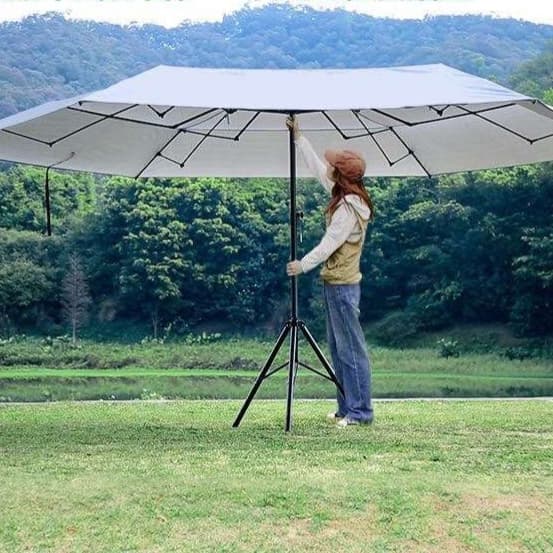 キャンプ用品 大型折りたたみ式アウトドアタープ