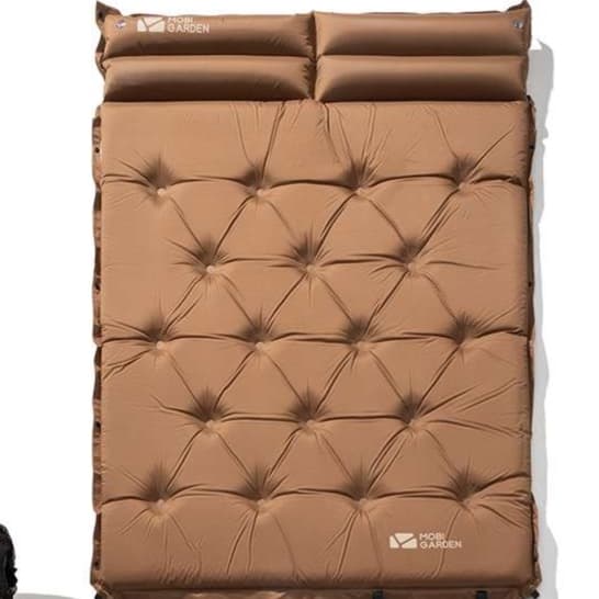 キャンプ用品 快適キャンプ自動膨張マット