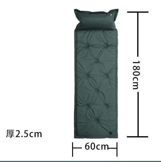 キャンプ用品 快適自動膨張式キャンプマット