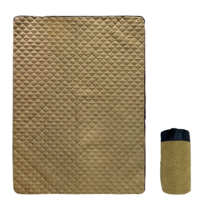 キャンプ用品 折りたたみ式キルティング携帯マット