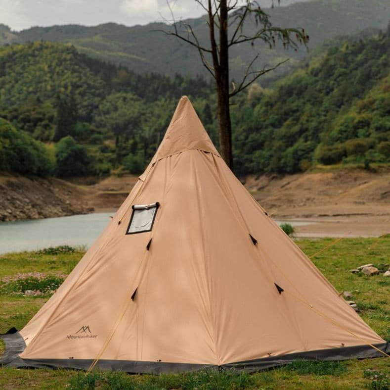キャンプ用品 山小屋風ティピーテント