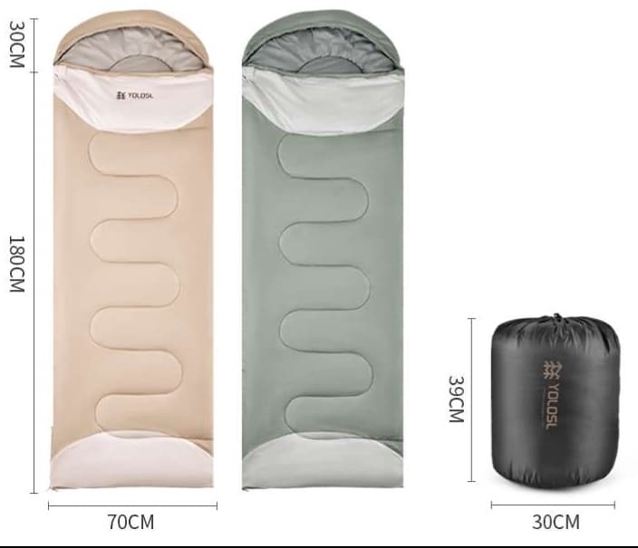 キャンプ用品 ふかふかキャンプ寝袋
