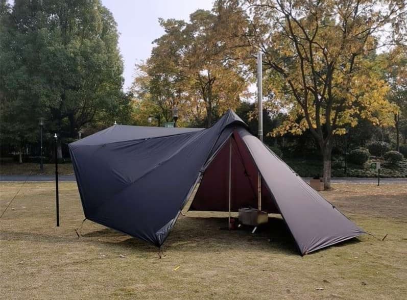 キャンプ用品 自然と調和する静寂のキャンプシェルター