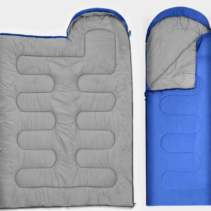 キャンプ用品 四季対応 洗濯機可能羽毛睡眠袋