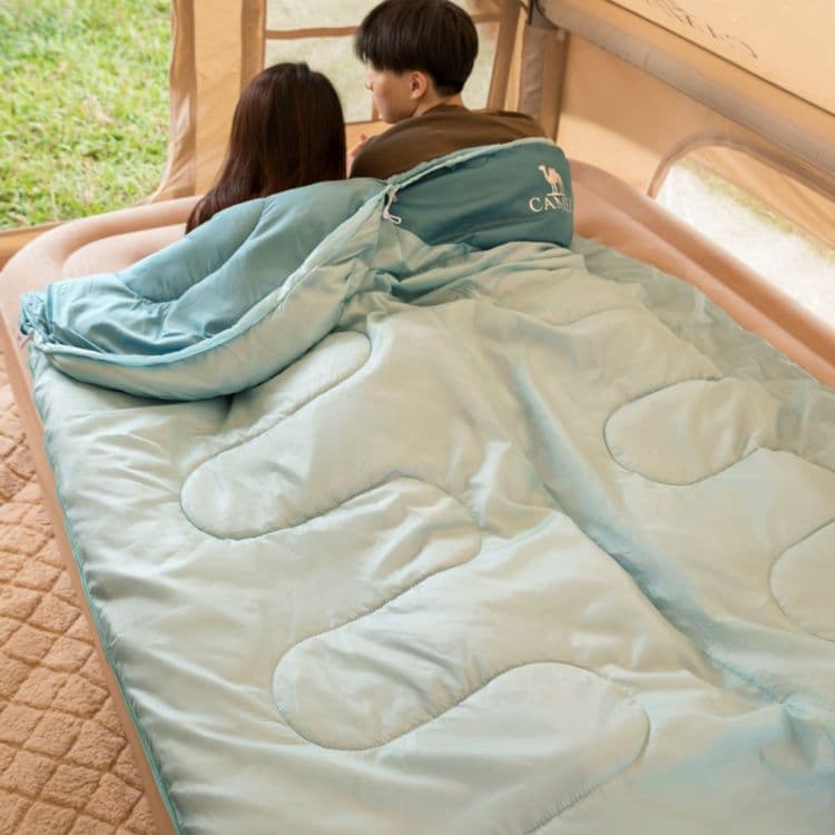 キャンプ用品 快適睡眠ポケット寝袋