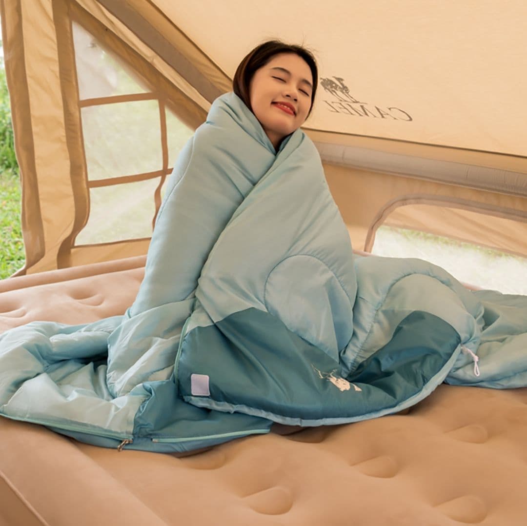 キャンプ用品 快適睡眠ポケット寝袋
