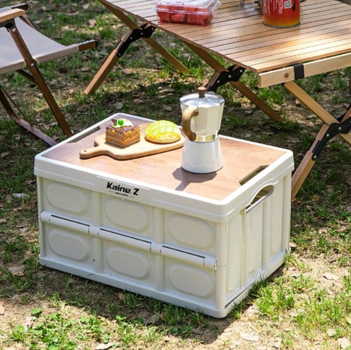キャンプ用品 折りたたみ収納式ユーティリティテーブル