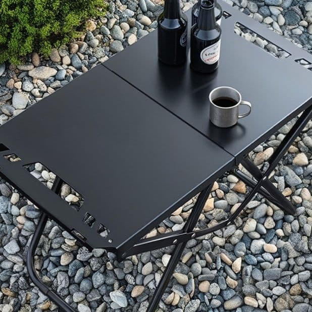 キャンプ用品 超軽量折りたたみ式キャンプテーブル