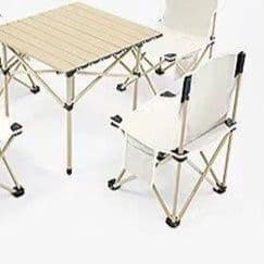 キャンプ用品 軽量折りたたみ式背もたれ付き携帯チェア