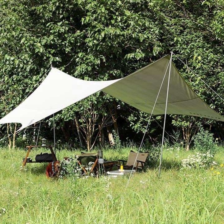 キャンプ用品 大空間アウトドアキャノピータープ