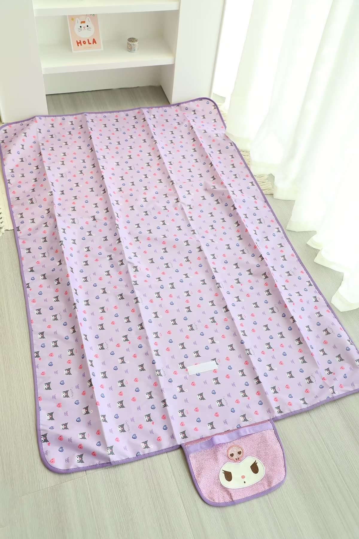 キャンプ用品 かわいい動物柄の折りたたみキャンプマット