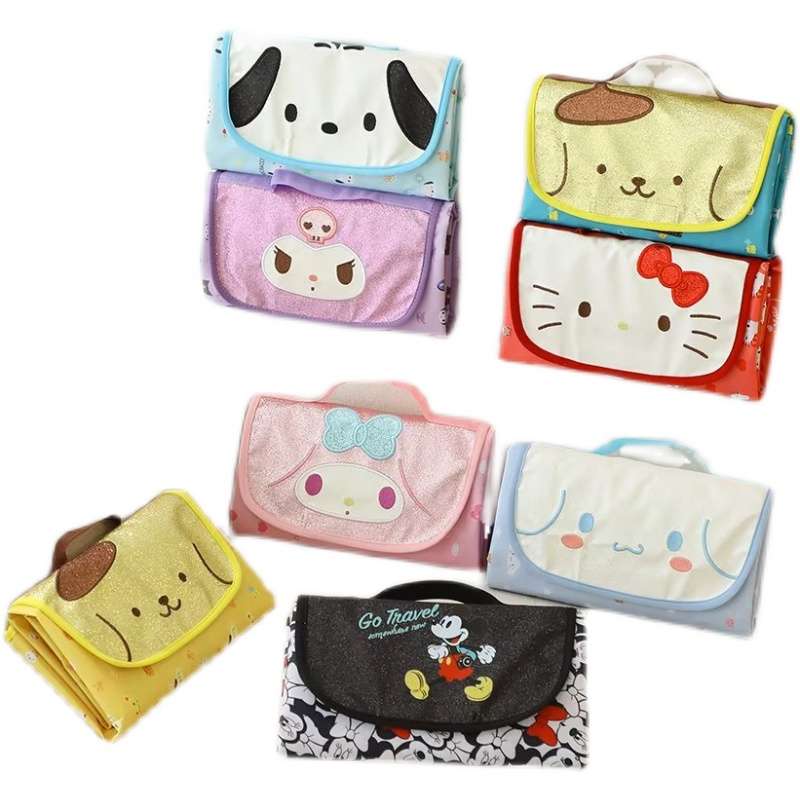 キャンプ用品 かわいい動物柄の折りたたみキャンプマット
