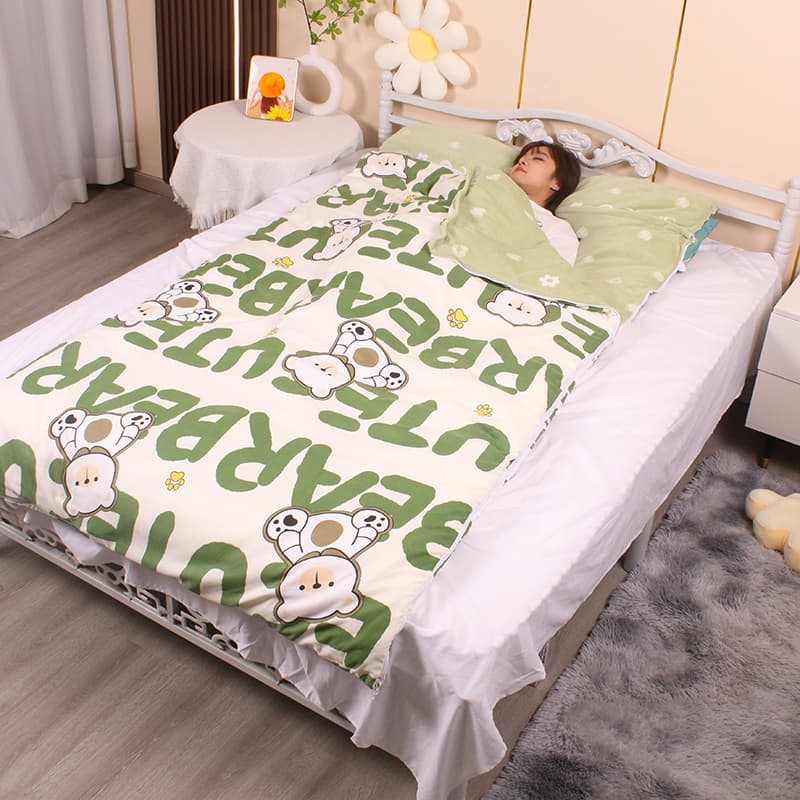 キャンプ用品 もふもふキャンパー 癒しの寝袋