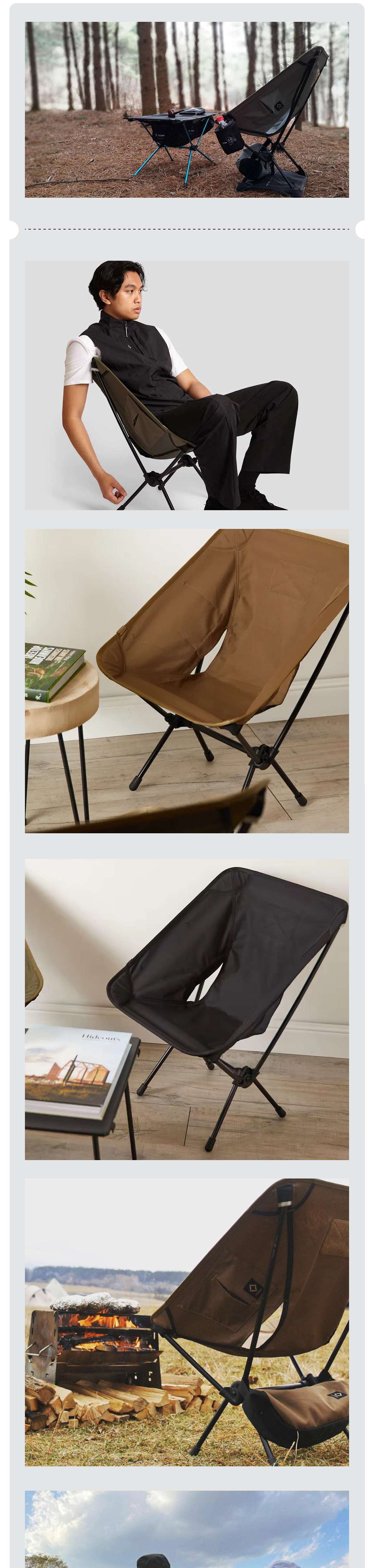 キャンプ用品 折りたたみ式コンパクトキャンプチェア