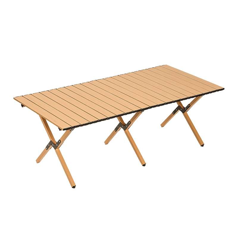 キャンプ用品 折りたたみ式アウトドアウッドテーブル