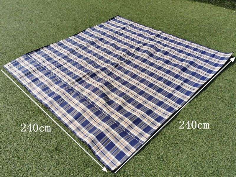 キャンプ用品 チェック柄ピクニックマット