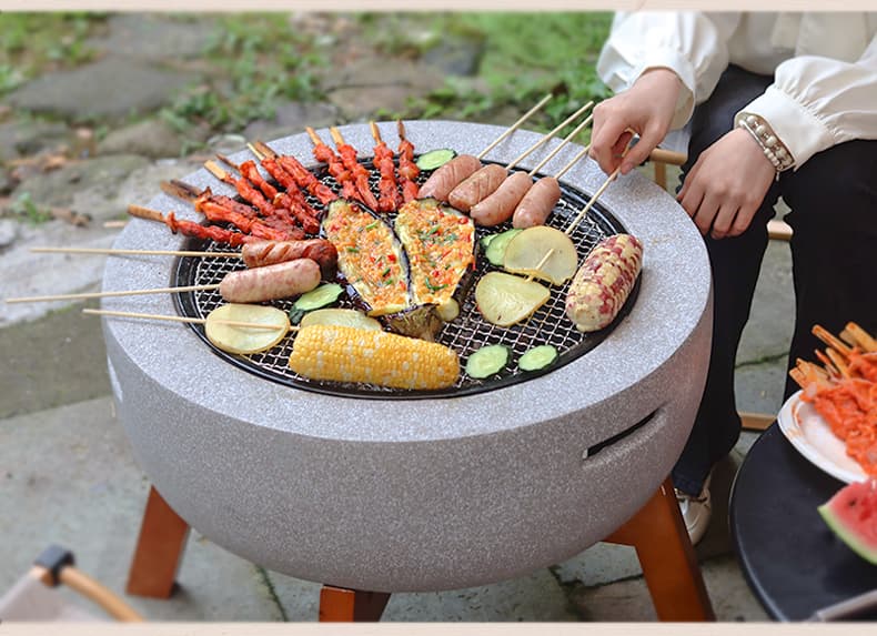 キャンプ用品 まるい団らん焚き火台