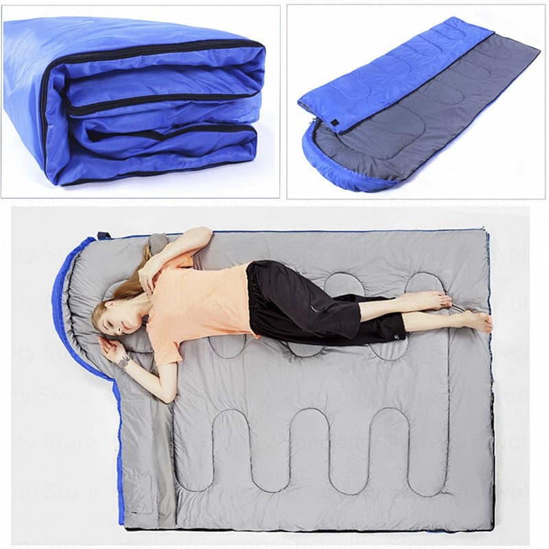 キャンプ用品 封筒型コンパクト収納寝袋